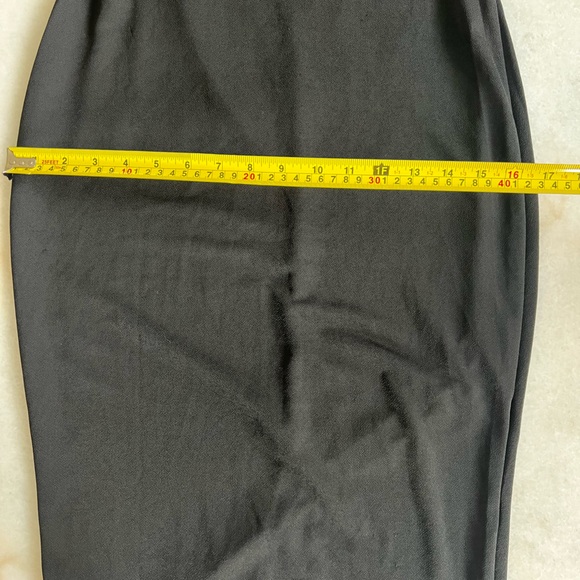 Boohoo Bodycon Dress Going Out Party Cocktail Cris Crossback Fitted Black Dress - Picture 6 of 7